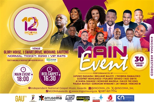 The 12th INGOMAs (Independent National Gospel Music Awards)